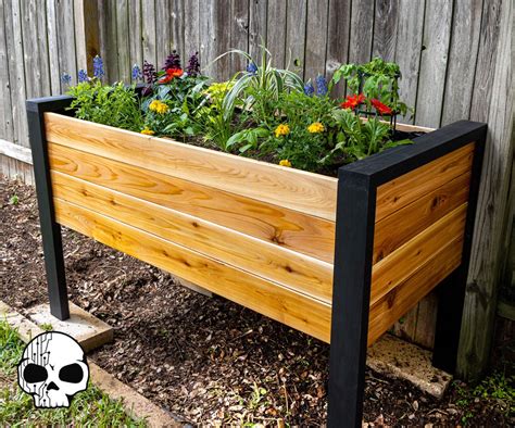 diy steel planter box|how to make a planter box out of wood.